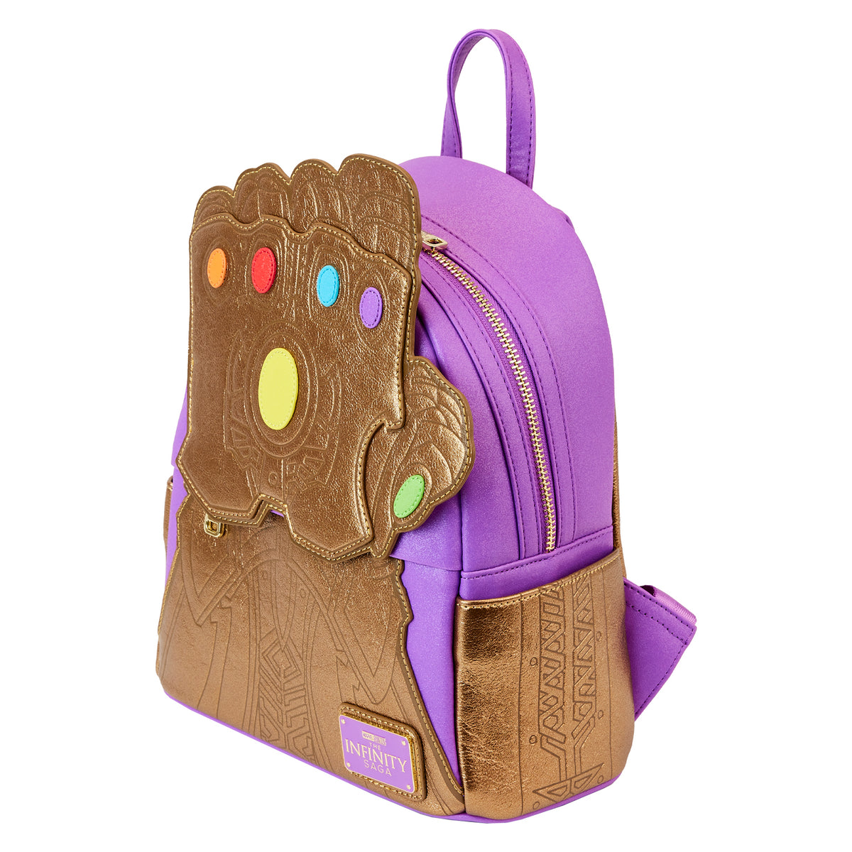 Loungefly Marvel Metallic Thanos Gauntlet Mini Backpack Forever