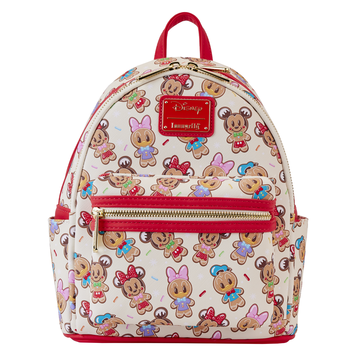 Loungefly Disney Stitch Holiday Snow Angel Glitter Mini Backpack