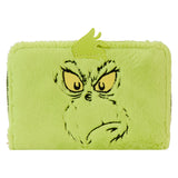 Loungefly Dr. Seuss' How The Grinch Stole Christmas! Plush Cosplay Glow Zip Around Wallet