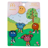 Loungefly McDonald's Vintage Fry Kids 4-Piece Pin Set