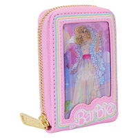 Loungefly Barbie 65th Anniversary Doll Box Triple Lenticular Zip Around Wallet