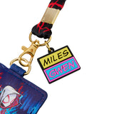 Loungefly Marvel Spider-Verse Miles Morales & Spider-Gwen Lanyard With Card Holder