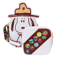 Loungefly Peanuts 50th Anniversary Snoopy's Beagle Scouts Crossbuddies® Cosplay Crossbody Bag with Coin Bag
