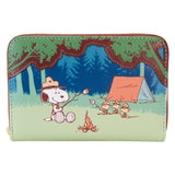 Loungefly Peanuts 50th Anniversary Snoopy's Beagle Scouts Zip Around Wallet