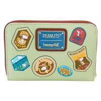 Loungefly Peanuts 50th Anniversary Snoopy's Beagle Scouts Zip Around Wallet