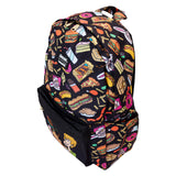 Loungefly Scooby-Doo Snacks All-Over Print Nylon Full-Size Backpack