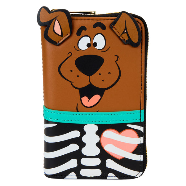 Loungefly Scooby-Doo™ Skeleton Cosplay Glow Zip Around Wallet