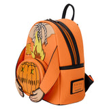 Loungefly Trick 'R Treat Flaming Pumpkin Head Sam Light Up Glow Mini Backpack