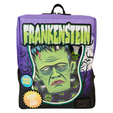 Loungefly Universal Monsters Frankenstein Mask Glow Mini Backpack With Coin Bag