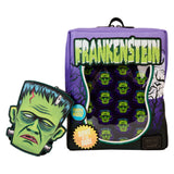 Loungefly Universal Monsters Frankenstein Mask Glow Mini Backpack With Coin Bag