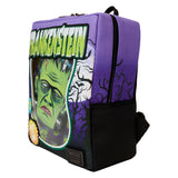 Loungefly Universal Monsters Frankenstein Mask Glow Mini Backpack With Coin Bag