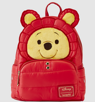 Loungefly Disney Winnie the Pooh Rainy Day Puffer Jacket Cosplay Mini Backpack