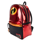 Loungefly Pixar The Incredibles 20th Anniversary Light Up Metallic Cosplay Mini Backpack with Coin Bag