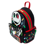 Loungefly Disney The Nightmare Before Christmas Jack Wrapped In Lights Light Up Glow Mini Backpack