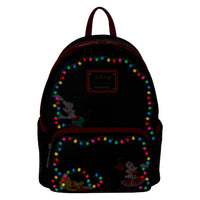 Loungefly Disney Mickey & Friends Christmas Light Decorations Light Up Mini Backpack