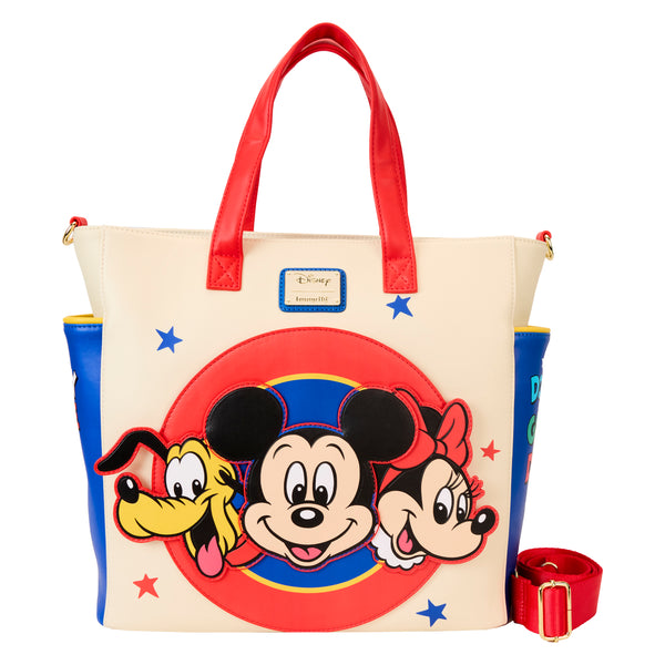 Loungefly Disney Mickey & Friends Classic Convertible Backpack & Tote Bag