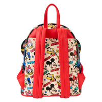 Loungefly Disney Mickey & Friends Classic All-Over Print Mini Backpack With Ear Headband