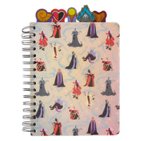 Loungefly Disney Villains Iridescent All-Over Print Stationery Spiral Tab Journal