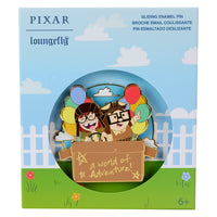 Loungefly Pixar Up 15th Anniversary Spirit of Adventure 3" Collector Box Sliding Pin