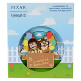 Loungefly Pixar Up 15th Anniversary Spirit of Adventure 3" Collector Box Sliding Pin