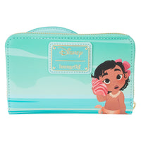 Loungefly Disney Young Moana Ocean Waves Zip Around Wallet