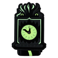 Loungefly Disney The Haunted Mansion Welcome Foolish Mortals Clock Glow Large Card Holder